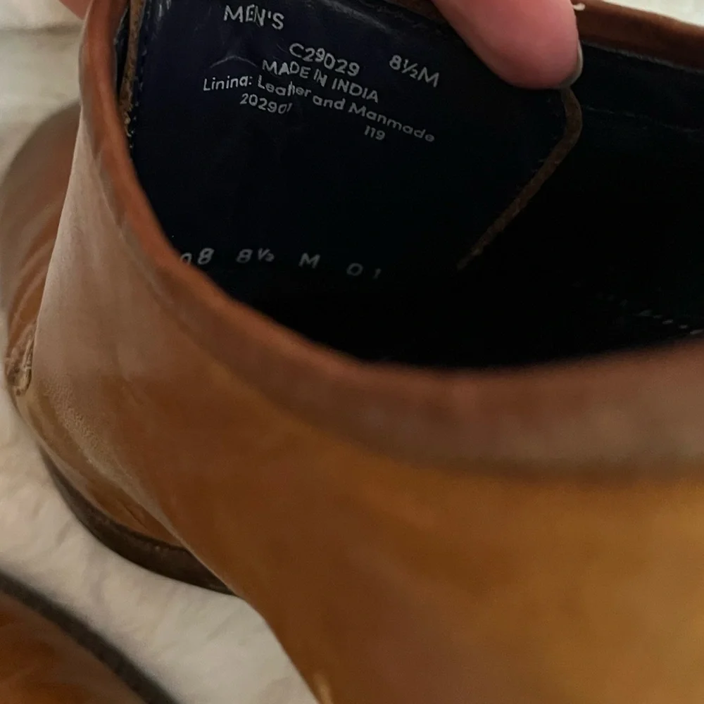 Cole Haan Grand Postman Mens 8.5M Brown Oxford Lace Up Workwear Office Shoes